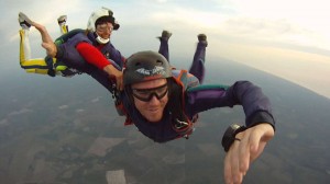 1st pac davy skydiving jump, aquitaine, pau, la réole